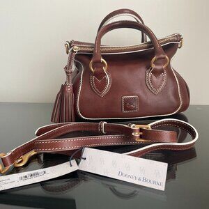 Dooney & Bourke Savannah Florentine Satchel in Chestnut (w/ tags)